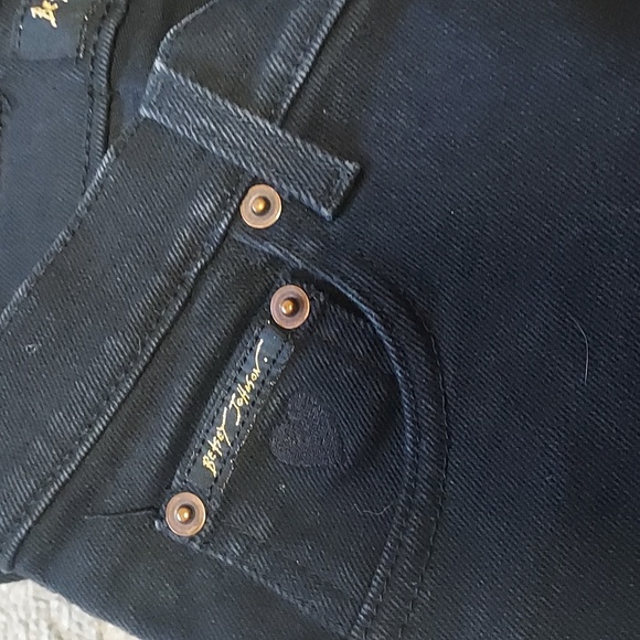 Betsy Johnson Black Ladies Designer Jeans- Size S. Approx: 24(W)×29(L) - Picture 4 of 7